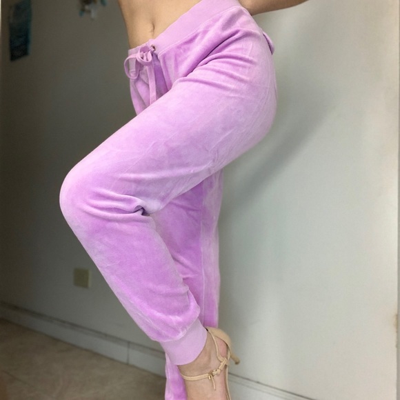 Juicy couture purple velour joggers - Picture 5 of 7
